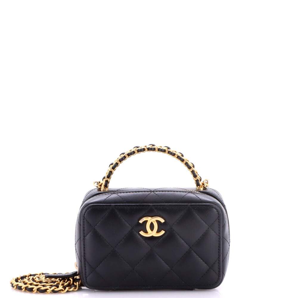 Chanel Cc Chain Handle Zip Around #269852C43B